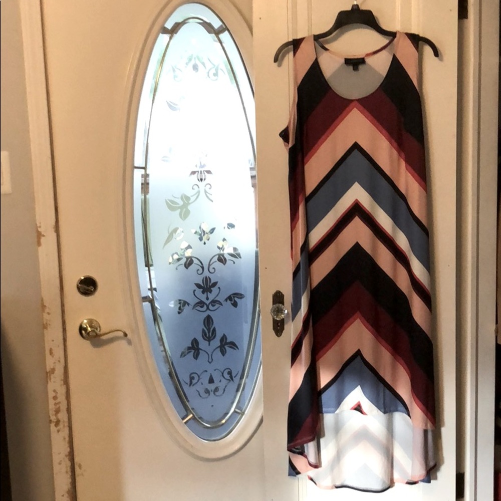 Lane bryant striped maxi dress